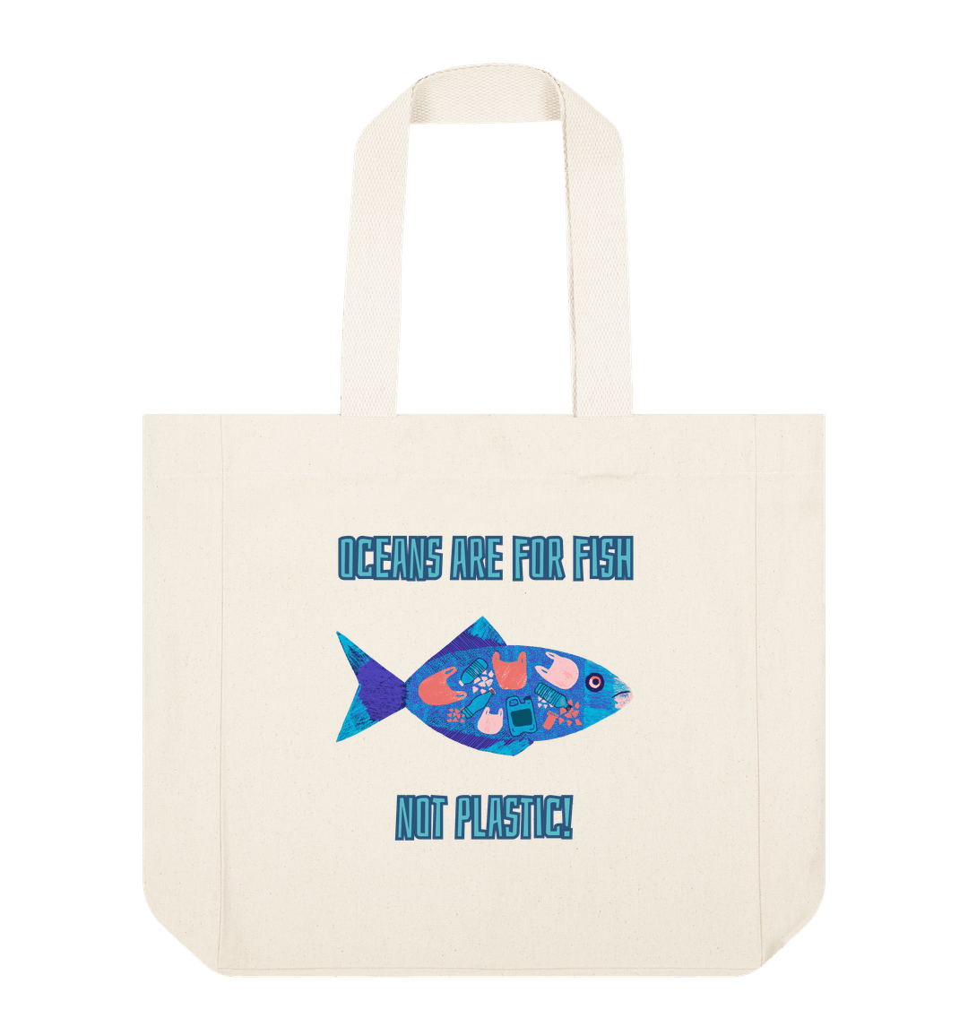 Natural Oceans are for Fish! Tote Bag