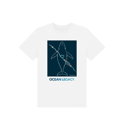White Printed Kids T-Shirt Front