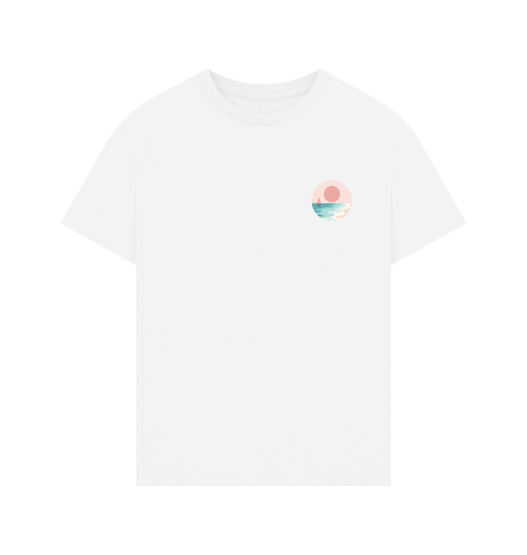 White World Beach Day - Men's T-Shirt
