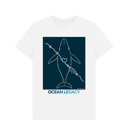 White Printed T-shirt Front