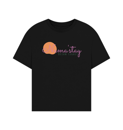 Black Nama'stay at the Beach - Women's T-Shirt