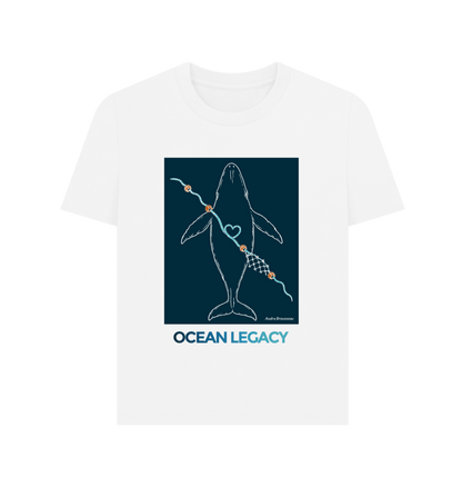 White Printed T-shirt Front