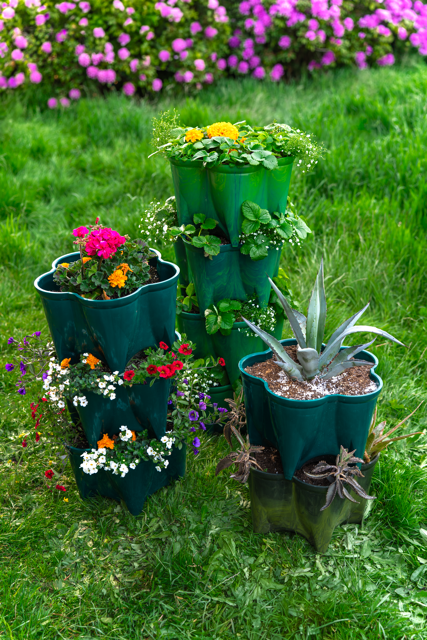 Growing Tower (3-piece set)- 100% Recycled Ocean Plastic