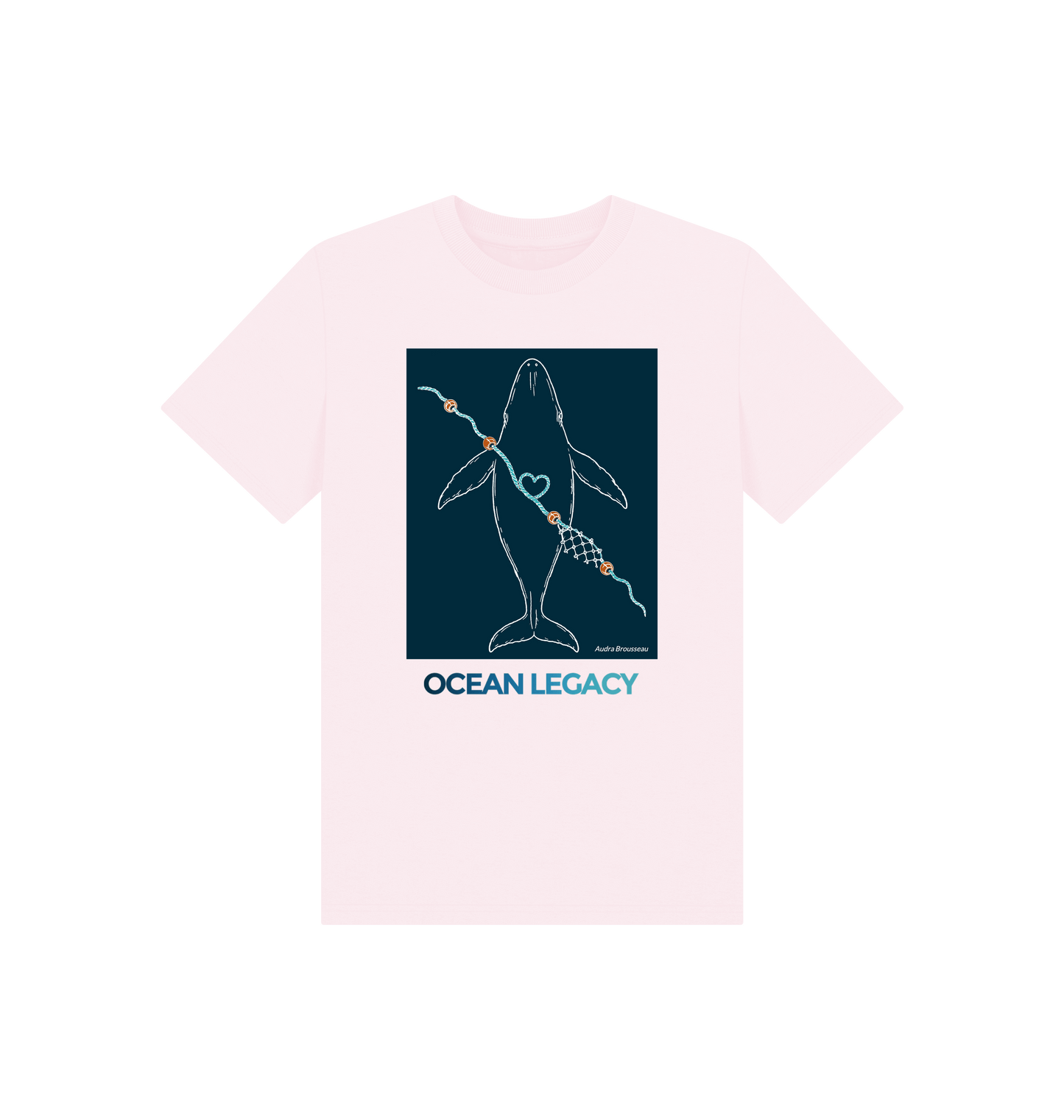 Pink Printed Kids T-Shirt Front
