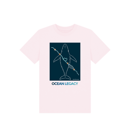 Pink Printed Kids T-Shirt Front