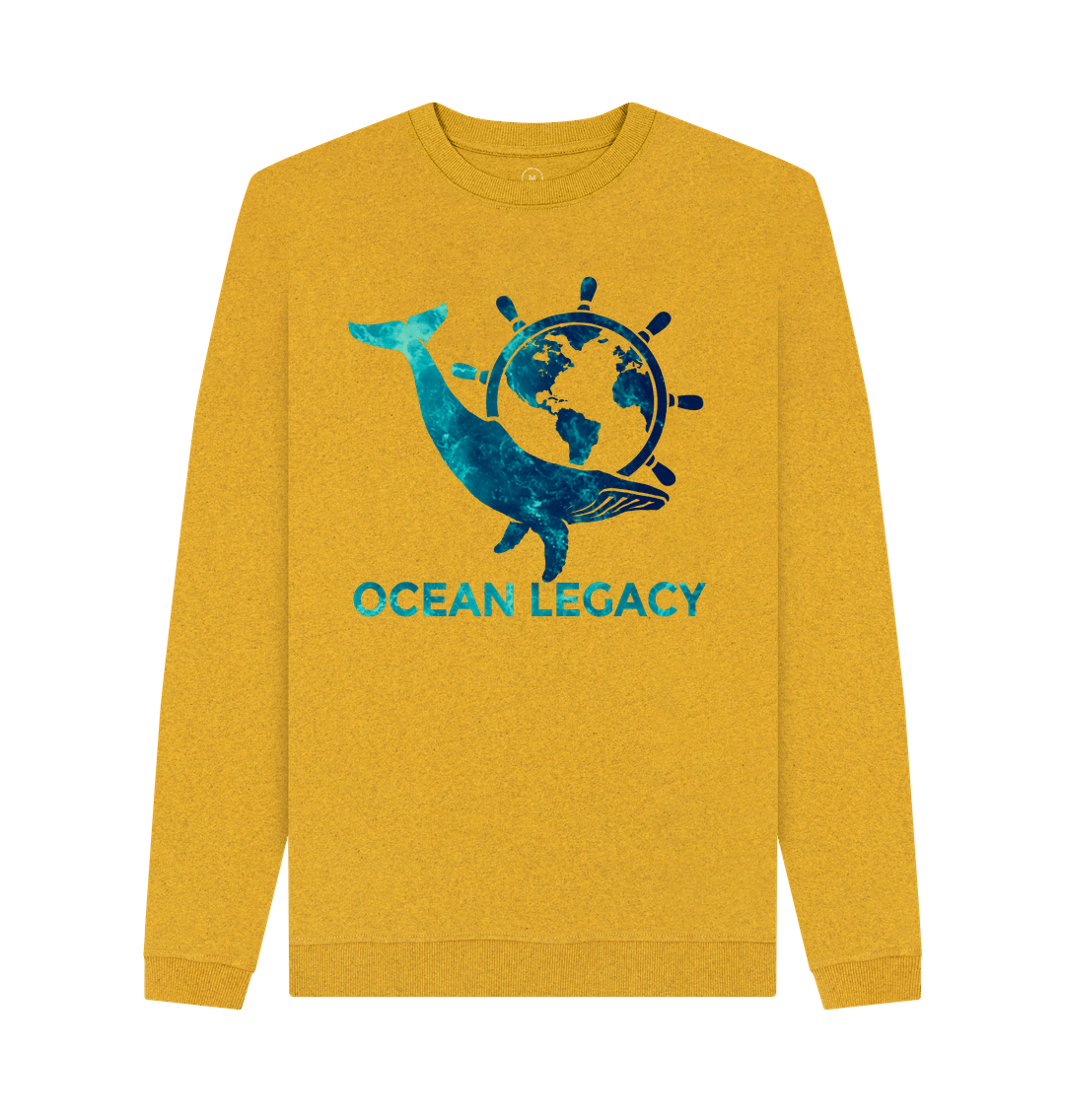 Sunflower Yellow Ocean Legacy Water  Men's Sweater