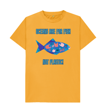 Mustard Oceans are for Fish! Men's T-shirt