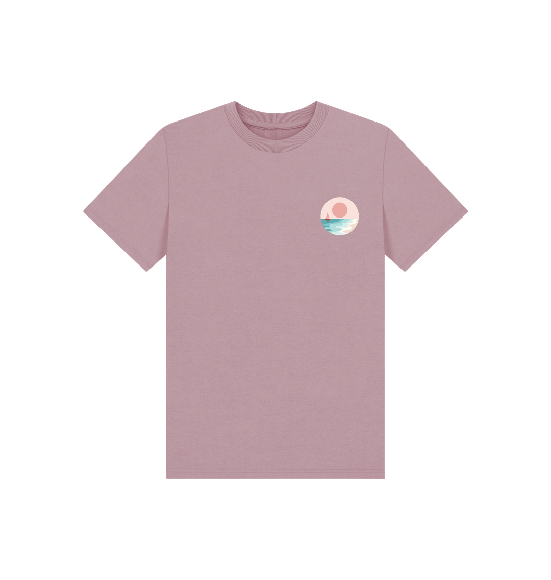 Mauve World Beach Day - Kid's T-Shirt