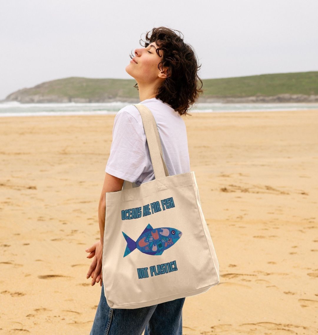 Oceans are for Fish! Tote Bag